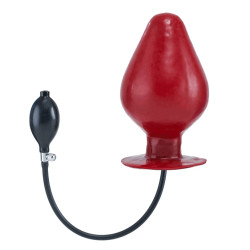 Mr B - Mister B Plug gonflable en latex Vortex XL 20.5 x 12cm Rouge